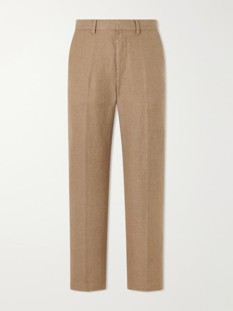 Polo Ralph Lauren Straight-Leg Cotton and Linen-Blend Trousers