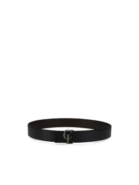 Christian Louboutin CL smooth calf leather belt