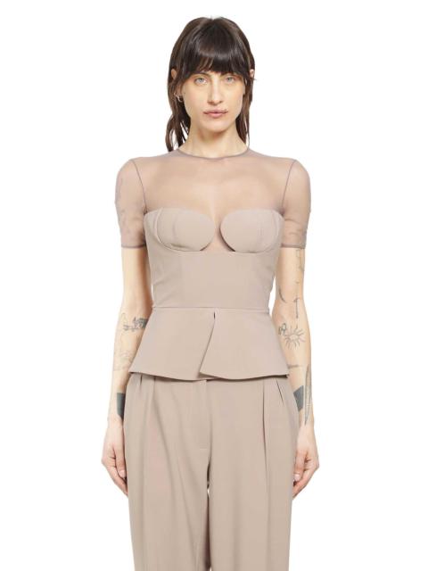 NENSI DOJAKA Tailored Bustier Top