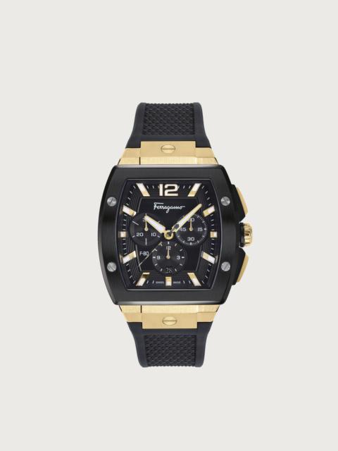 FERRAGAMO F-80 Tonneau Chrono Watch