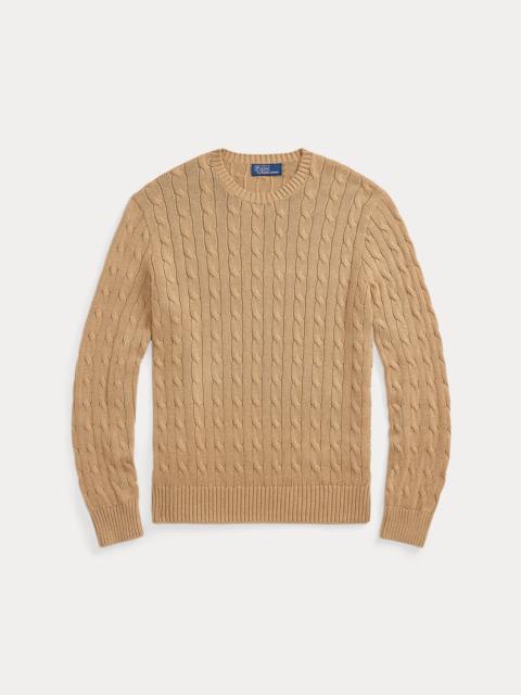 Polo Ralph Lauren Cable-Knit Cotton Crewneck Sweater