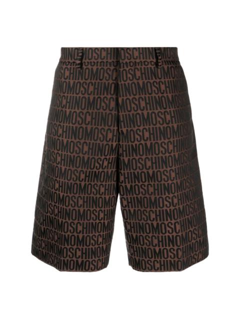 Moschino monogram-jacquard tailored shorts
