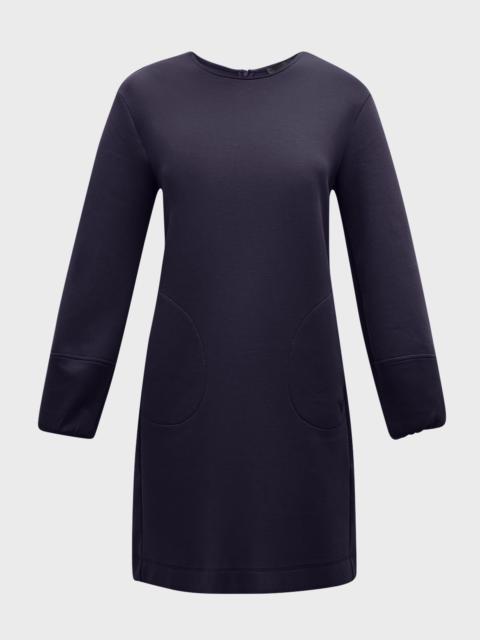 EMPORIO ARMANI Double-Face Jersey Mini Dress