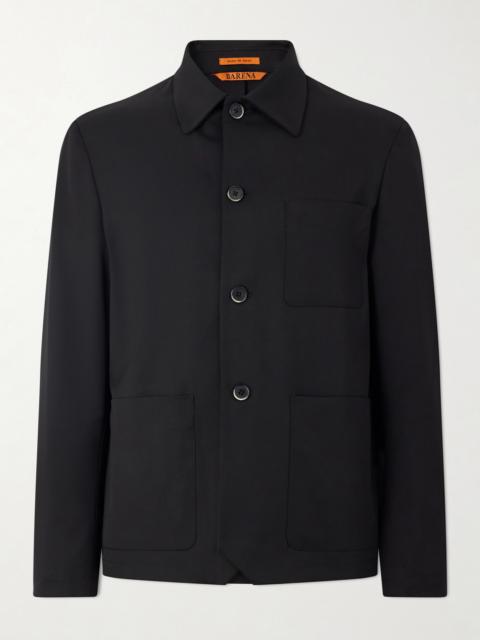 BARENA Wool-Blend Gabardine Overshirt