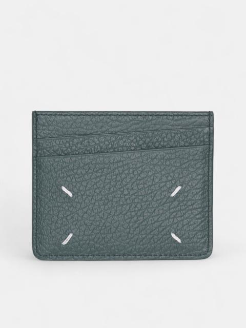 Maison Margiela Green Grainy Calf Leather Wallet