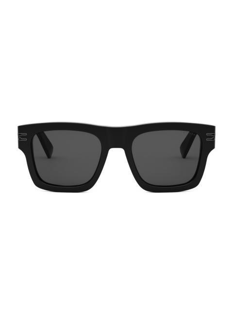 BVLGARI Men's B. ZERO1 52MM Square Sunglasses - Black Dark Grey