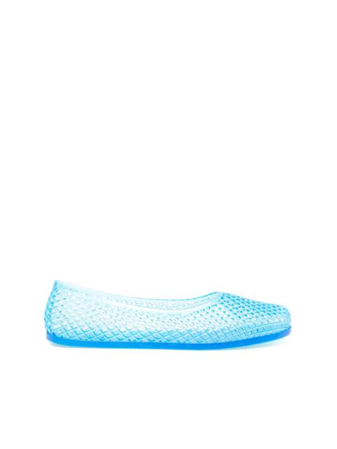 ANCIENT GREEK SANDALS translucent-design flip flops