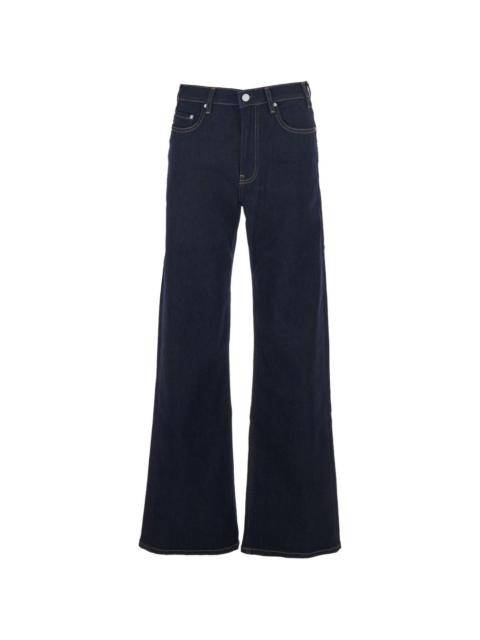 AG Jeans wide-leg cotton jeans