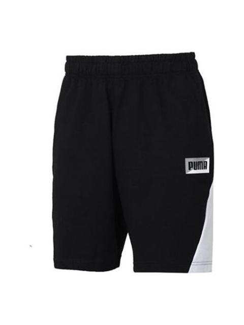 PUMA PUMA 여름 인쇄 반바지 '블랙' 584167-01