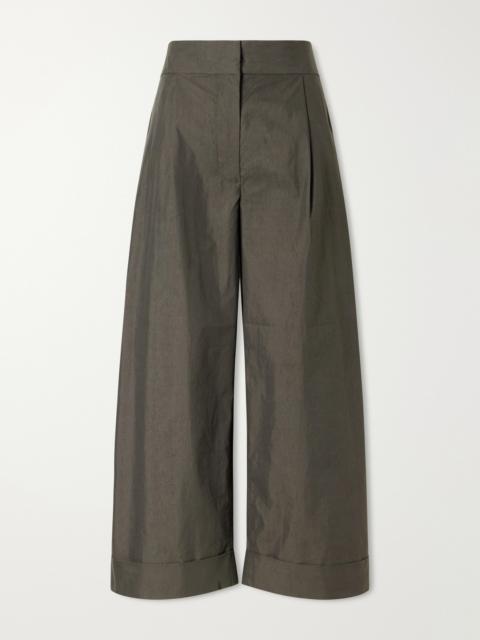 Proenza Schouler Talla Cotton-blend Wide-leg Pants