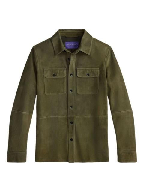 Ralph Lauren suede button-fastening shirt jacket