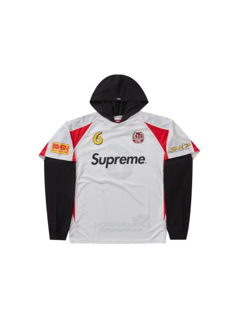 Supreme Supreme Hooded Soccer Jersey White