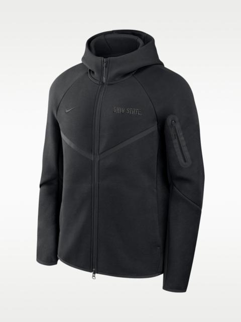 Nike Ohio State Tech Fleece Men's Nike College Full-Zip Hooded Jacket