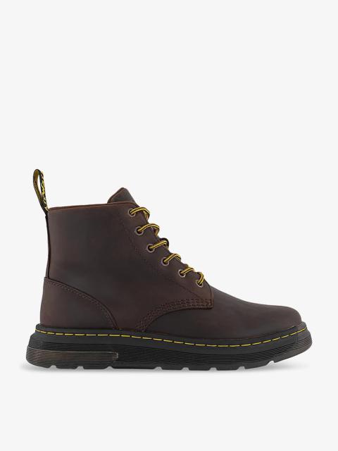 Crewson Crazy Horse lace-up leather chukka boots