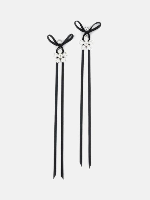 Simone Rocha Daisy earrings with bows