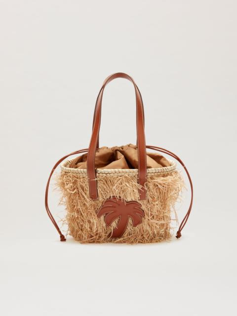 Palm Angels Palm Rafia Basket Bag