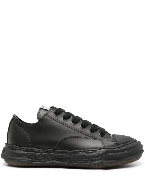 Black Peterson 23 Original Sole Leather Sneakers