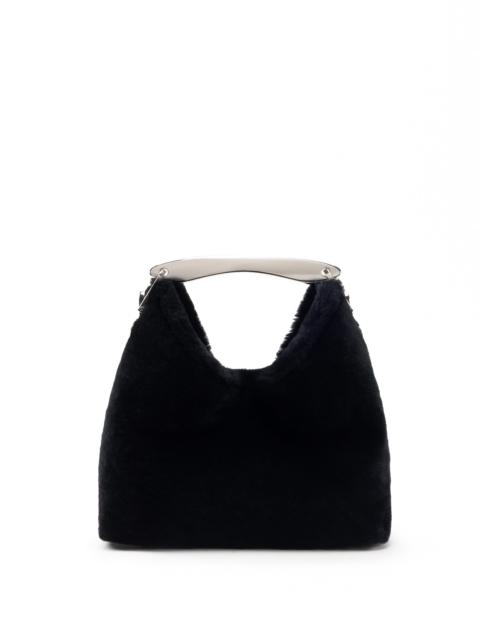 Elleme Small Boomerang Shearling Black - Silver