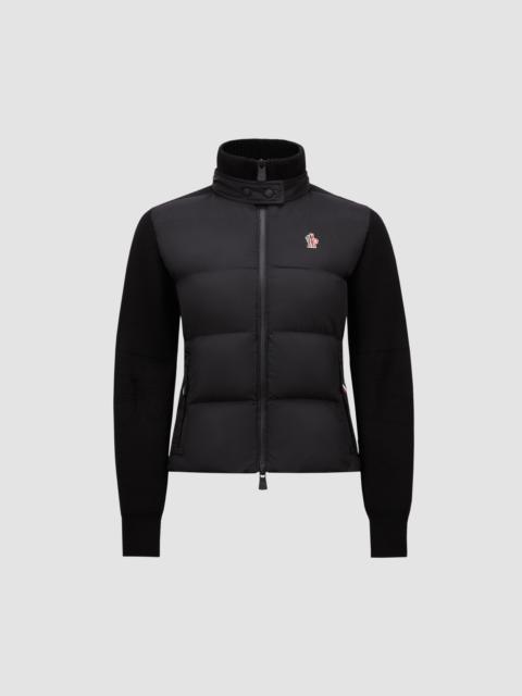 Moncler Padded Wool Zip-Up Cardigan