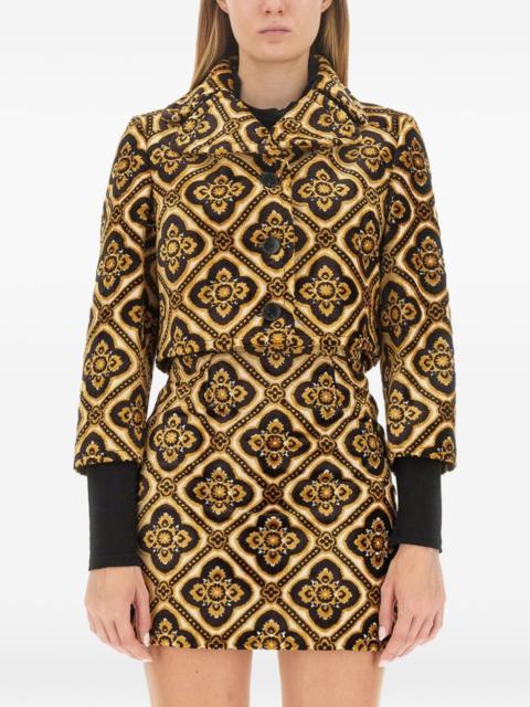 Etro patterned cropped jacket