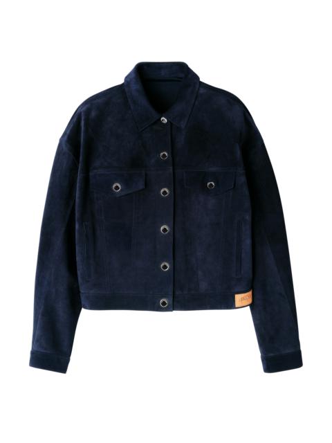 Longchamp Jacket Navy - Leather