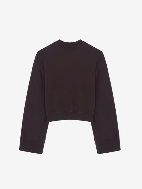 The Frankie Shop Talia Sweatshirt - Dark Plum