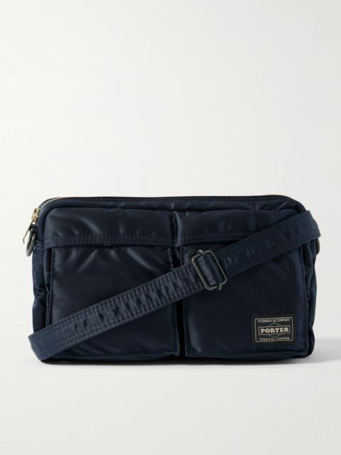 PORTER Tanker Sling Nylon-Twill Messenger Bag Navy
