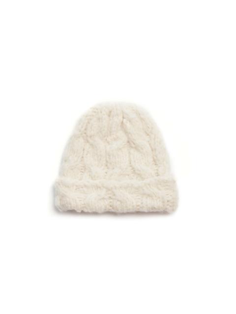 GABRIELA HEARST Silva Hat in Ivory Welfat Cashmere