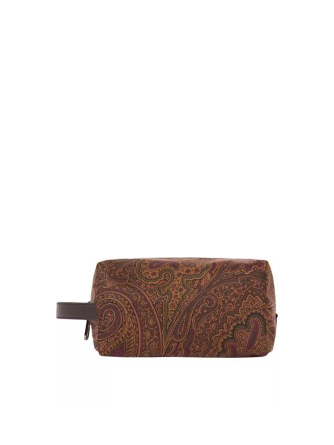 Etro Small Beauty Case Arnica with Paisley Print