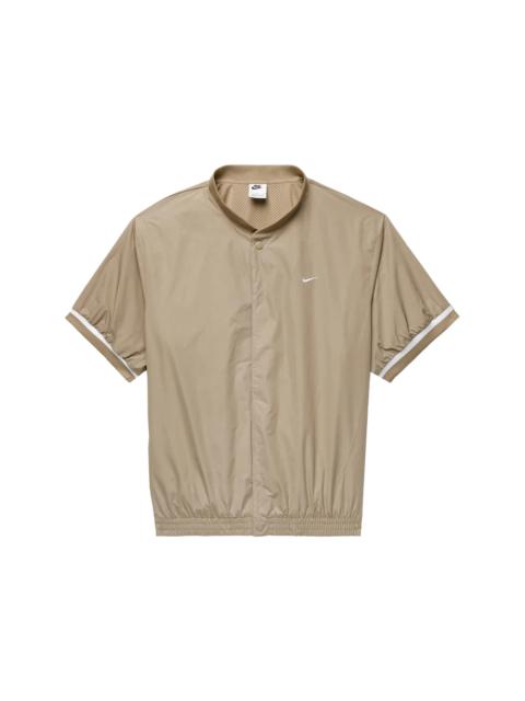 Nike Nike Authentics Short Sleeve Basketball Warm Up Shirt Brown