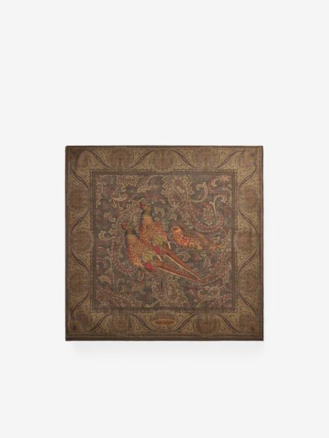 Ralph Lauren pheasant paisley-print scarf