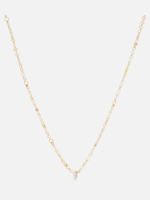 Spinelli Kilcollin Gravity 18kt yellow, rose, and sterling silver necklace and 18kt white gold ring set