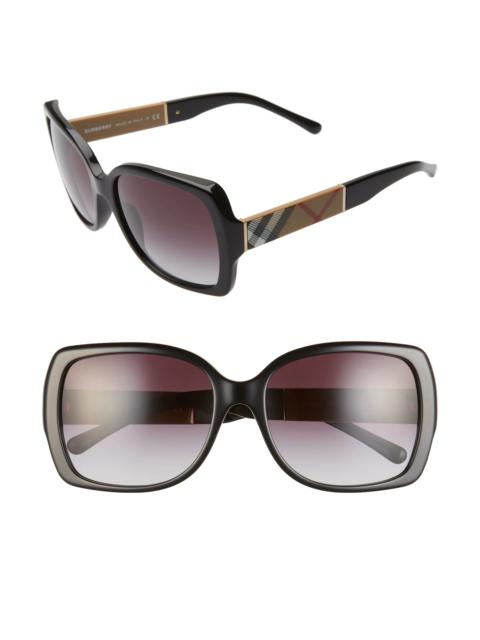 58mm Square Sunglasses