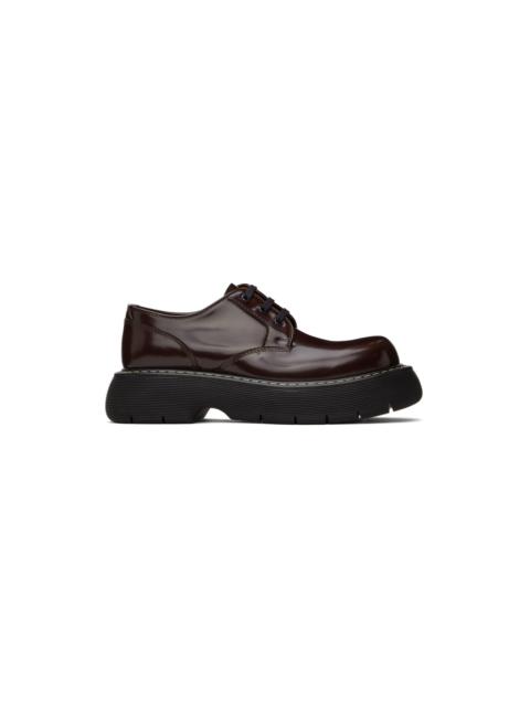 Bottega Veneta Burgundy Swell Lace-Up Boots