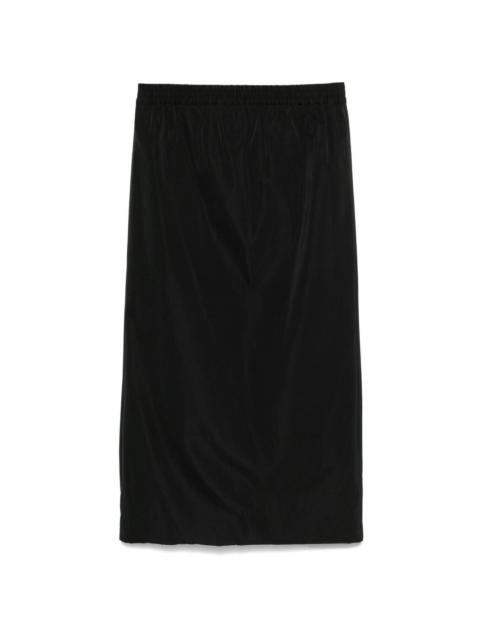 pencil midi skirt