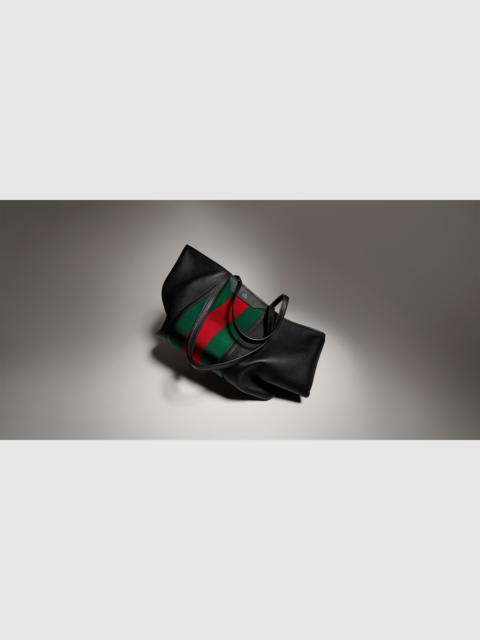 GUCCI Web Trademark large tote bag