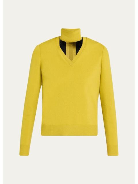 Marc Jacobs Merino Wool-Blend Turtleneck Sweater