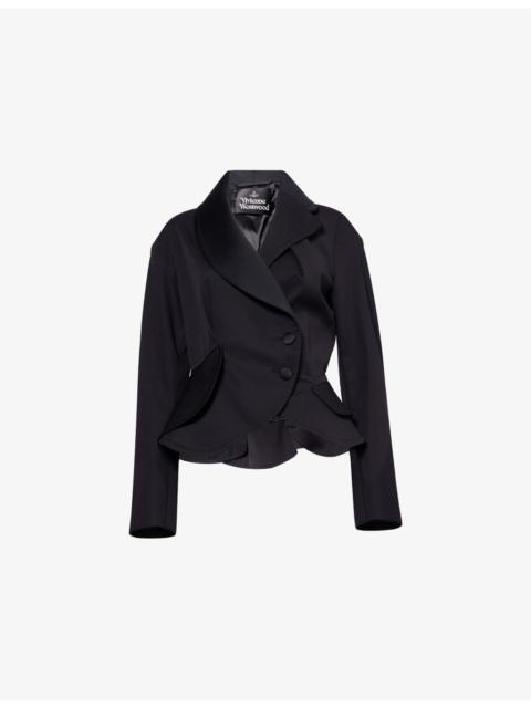 Vivienne Westwood Stormy Peplum Wool Jacket
