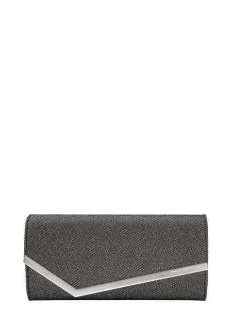 JIMMY CHOO Emmie Glitter Clutch - Cosmo