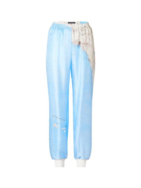 Louis Vuitton Map Print Lounge Pants