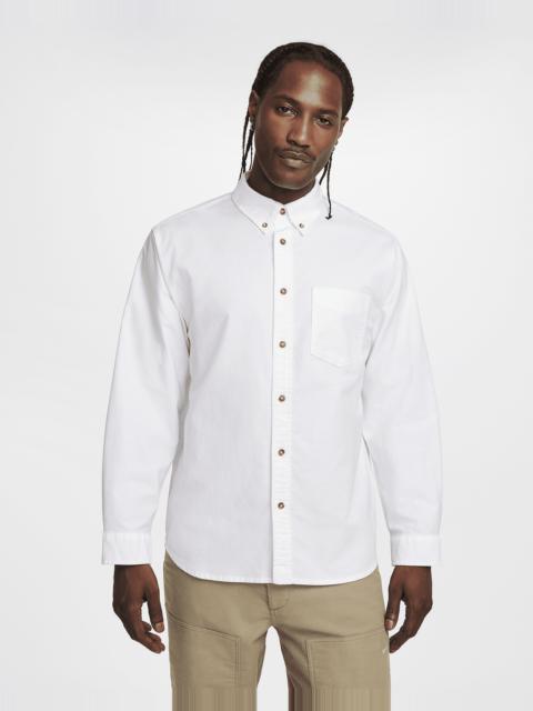 Nike Life Men's Long-Sleeve Oxford Button-Down Shirt