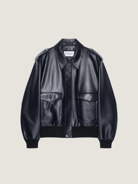 Givenchy AVIATOR JACKET IN LEATHER