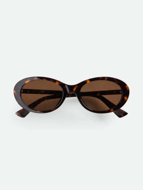 Bottega Veneta BV1415SK Classic Oval Sunglasses