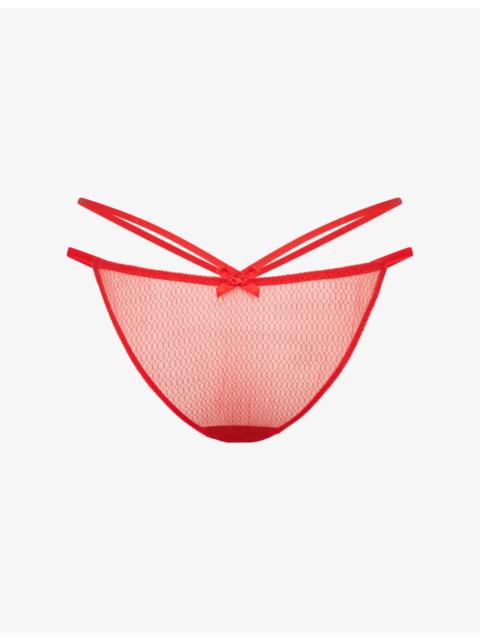 Agent Provocateur Nicki Tulle Tanga Briefs