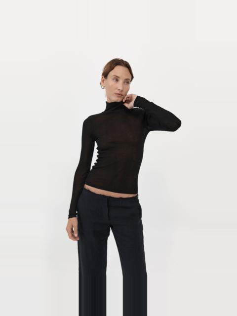 ST. AGNI Second Skin Knit Top - Black