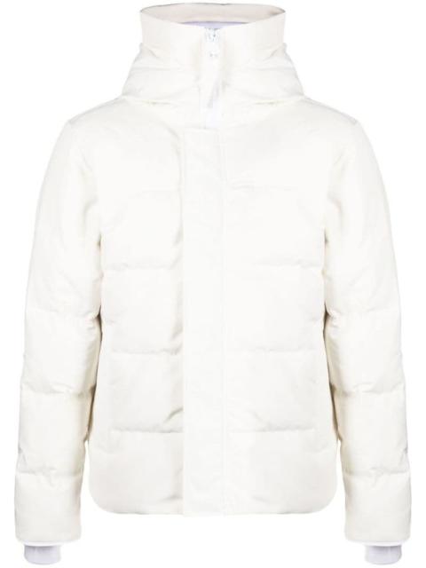 hooded puffer jacket