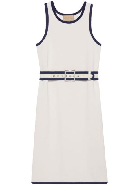 GUCCI belted midi dress