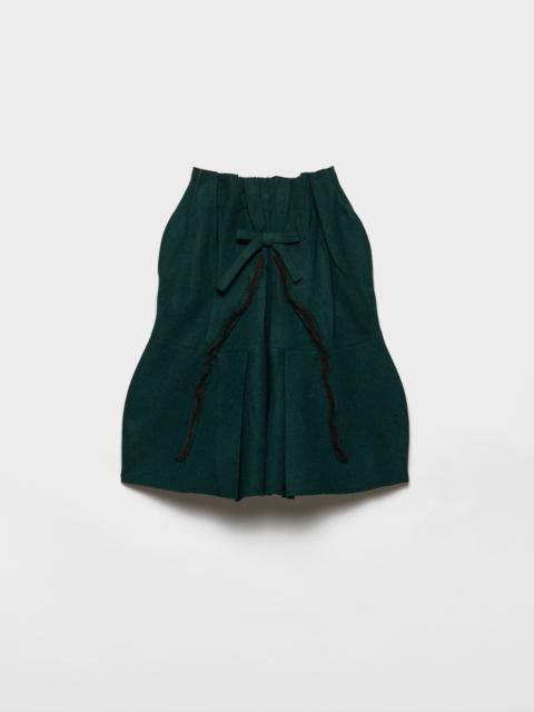 Prada Shetland wool midi skirt