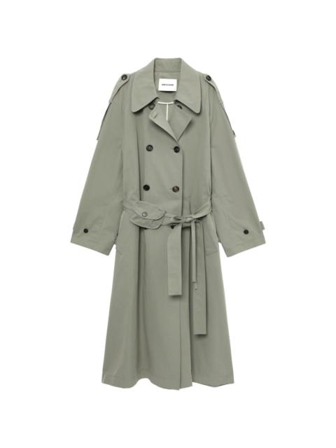 LOW CLASSIC double-breasted trench coat