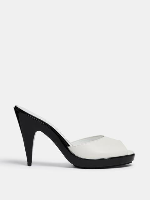 LE MONDE BÉRYL Kim Sion Cherry Mule / White Leather